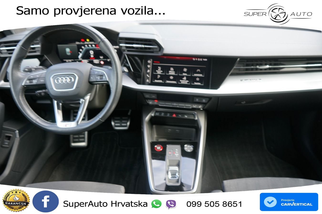Audi S3 Limuzina 2.0 TFSI (310 KS) quattro S tronic MATRIX+GR SJED+KAM
