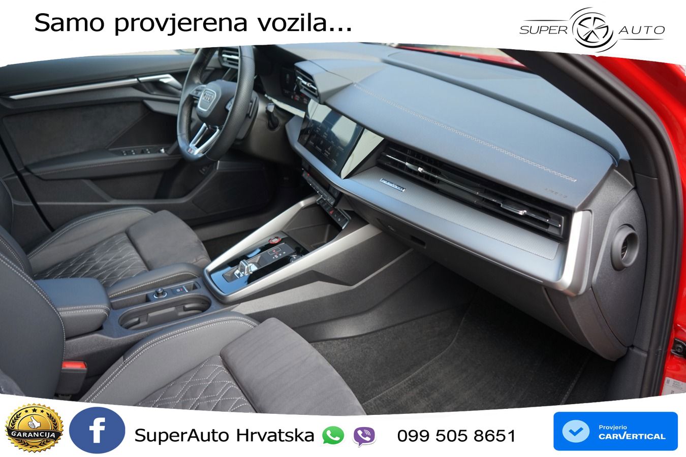Audi S3 Limuzina 2.0 TFSI (310 KS) quattro S tronic MATRIX+GR SJED+KAM