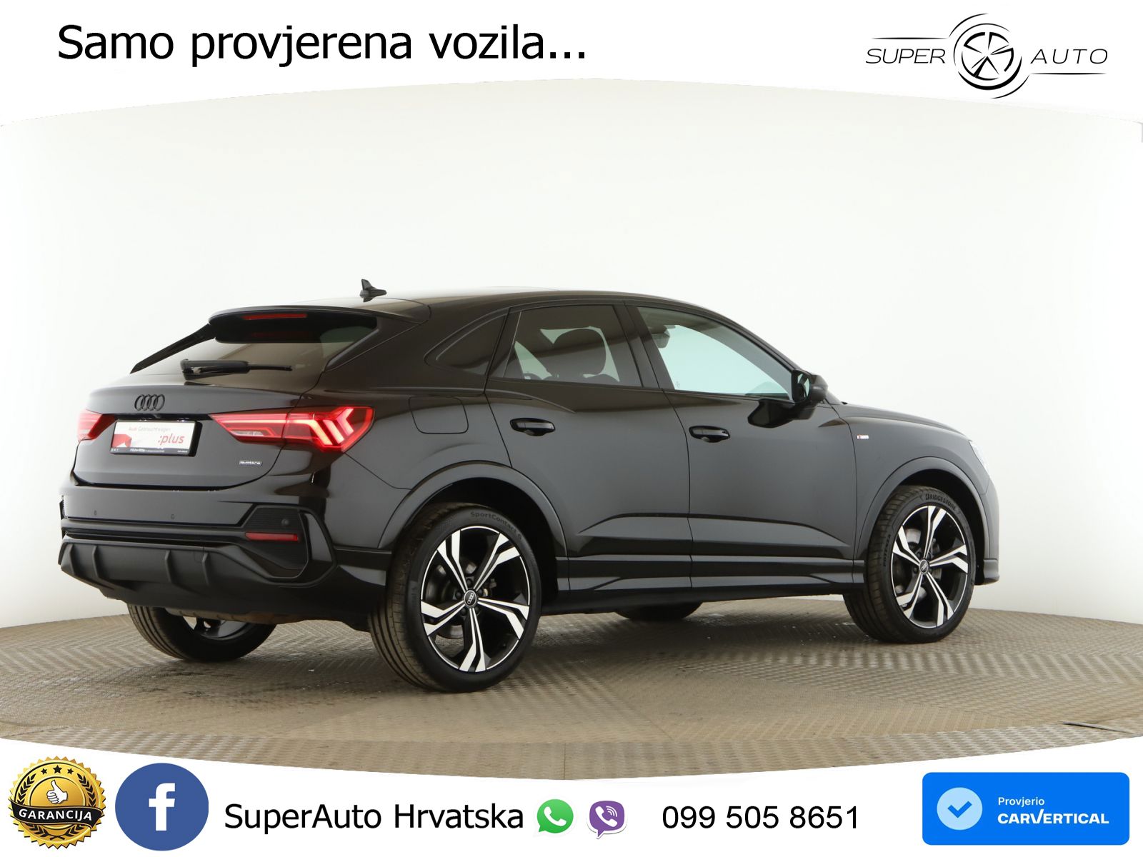 Audi Q3 II Sportback 40 TFSI (190 KS) quattro S tronic S line MATRIX+GR SJED+KAM