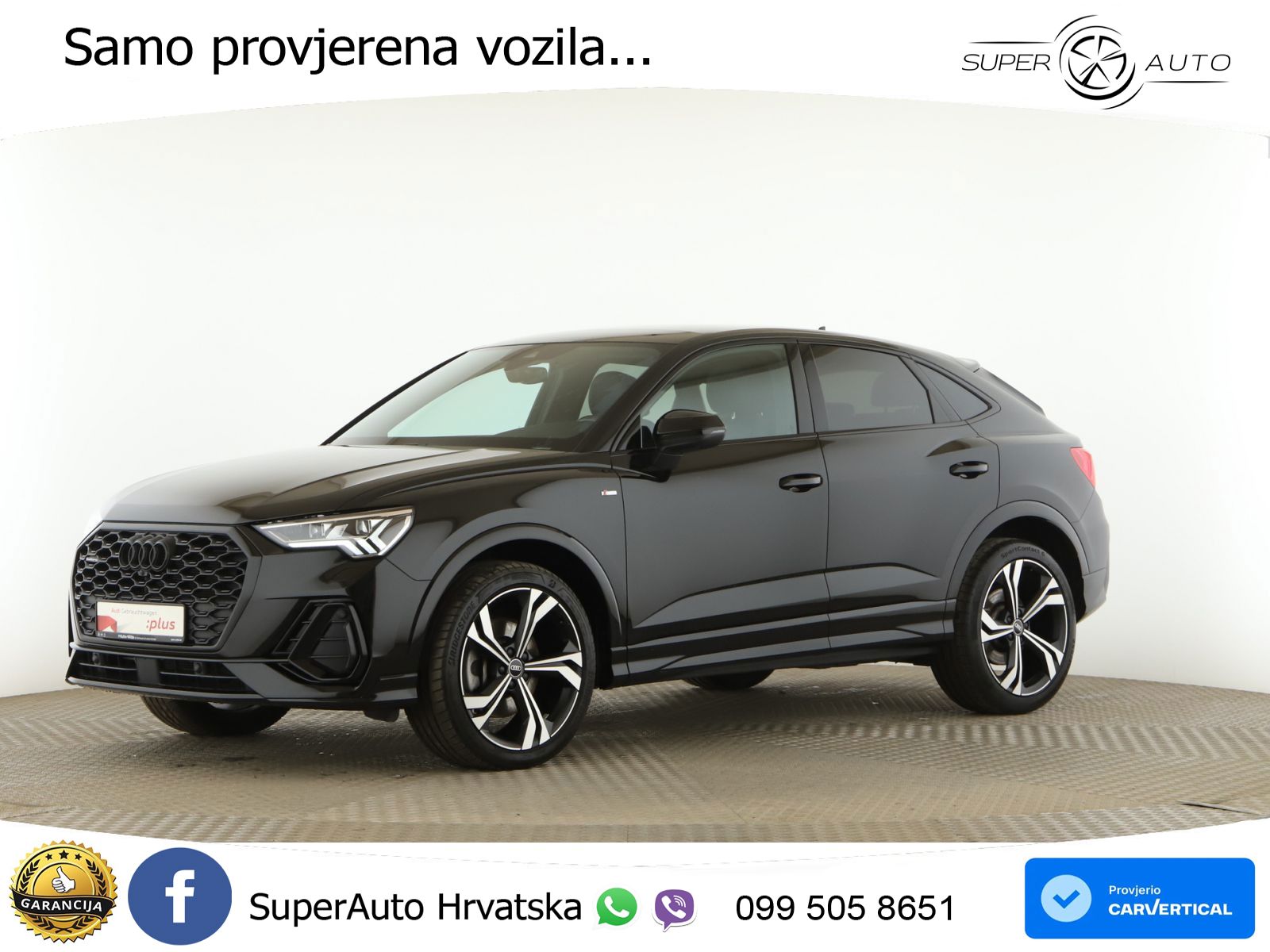 Audi Q3 II Sportback 40 TFSI (190 KS) quattro S tronic S line MATRIX+GR SJED+KAM