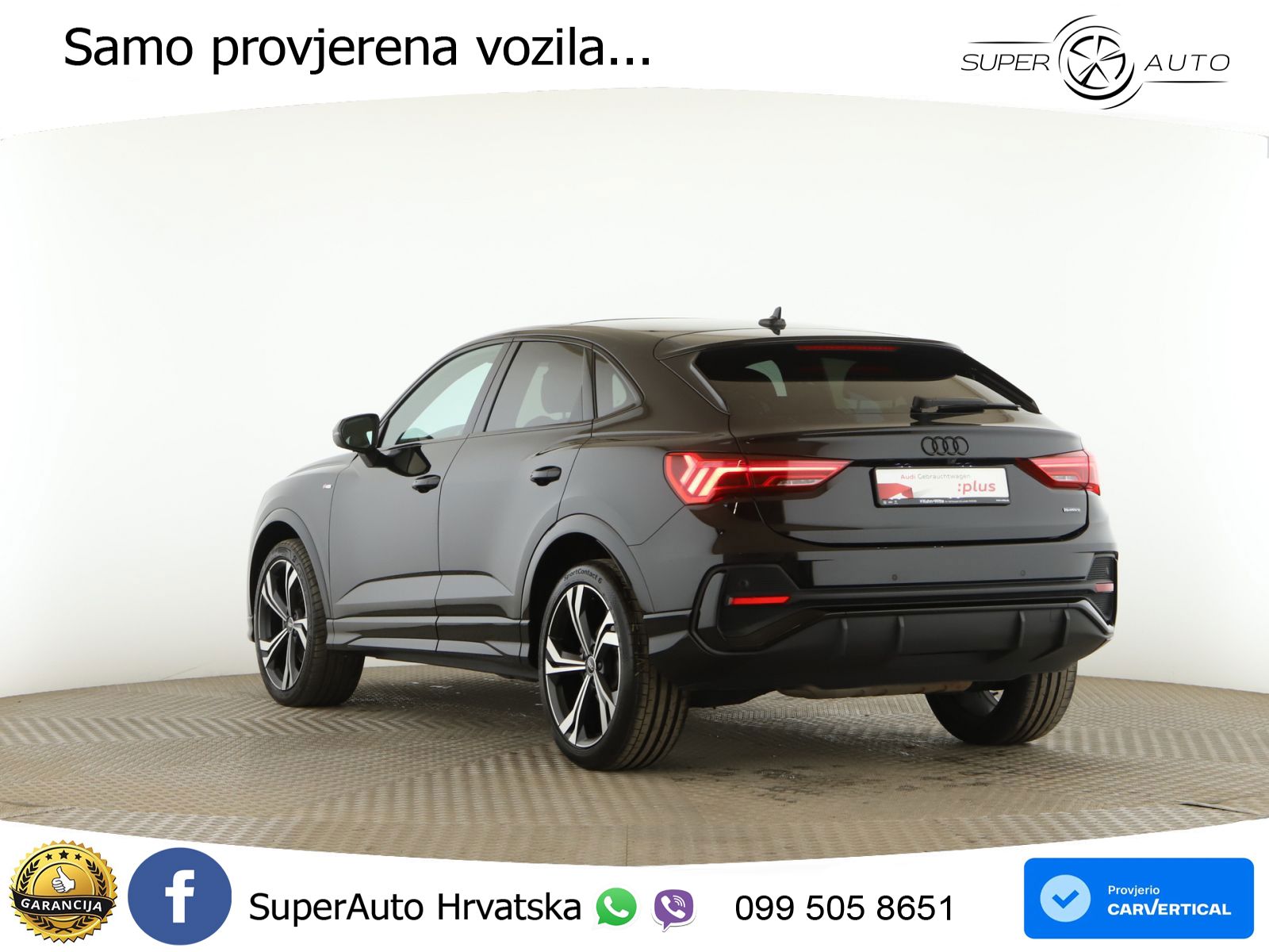 Audi Q3 II Sportback 40 TFSI (190 KS) quattro S tronic S line MATRIX+GR SJED+KAM