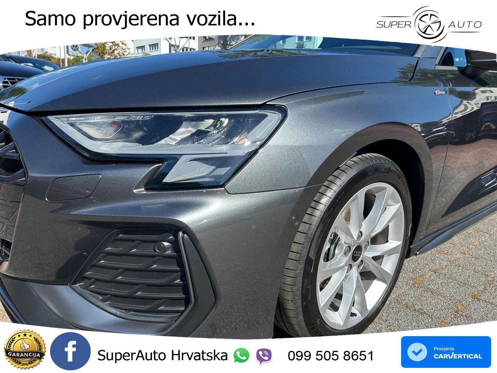 Audi A3 Limuzina 30 TFSI (116 KS) S line LED+GR SJED+ACC