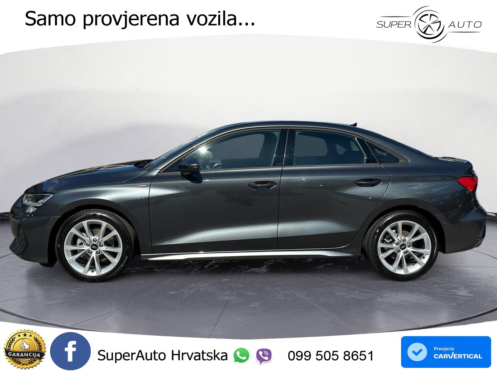 Audi A3 Limuzina 30 TFSI (116 KS) S line LED+GR SJED+ACC