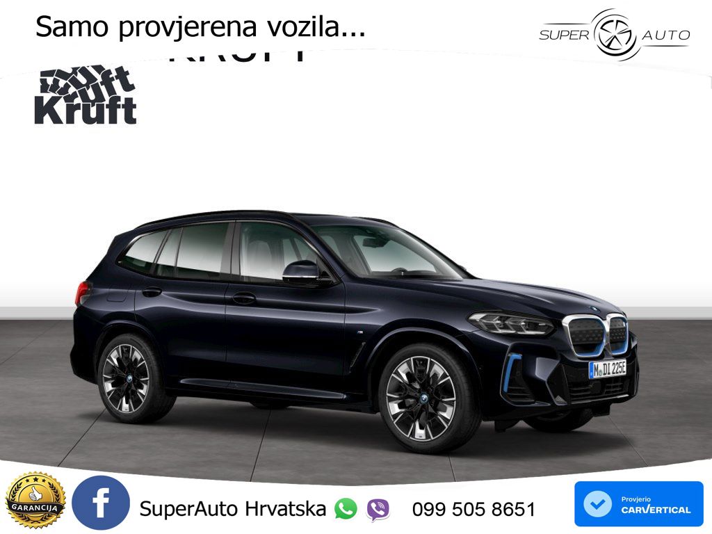 BMW iX3 80 kWh (286 KS) ACC+HEAD+GR SJED+360+PANO