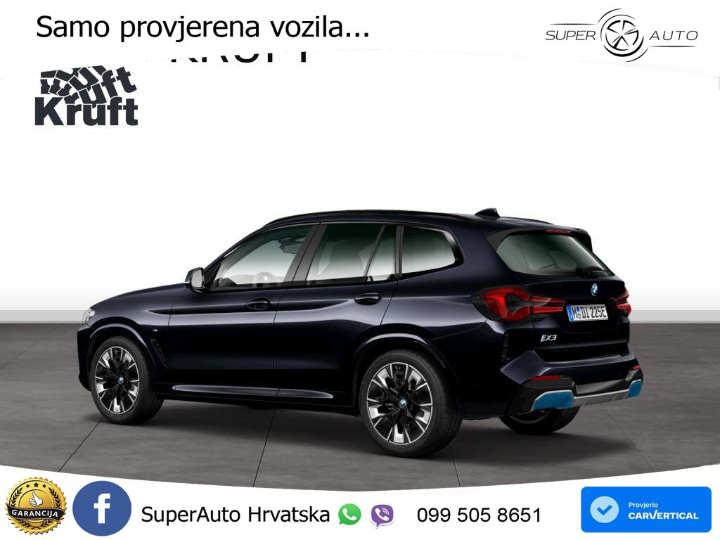BMW iX3 80 kWh (286 KS) ACC+HEAD+GR SJED+360+PANO