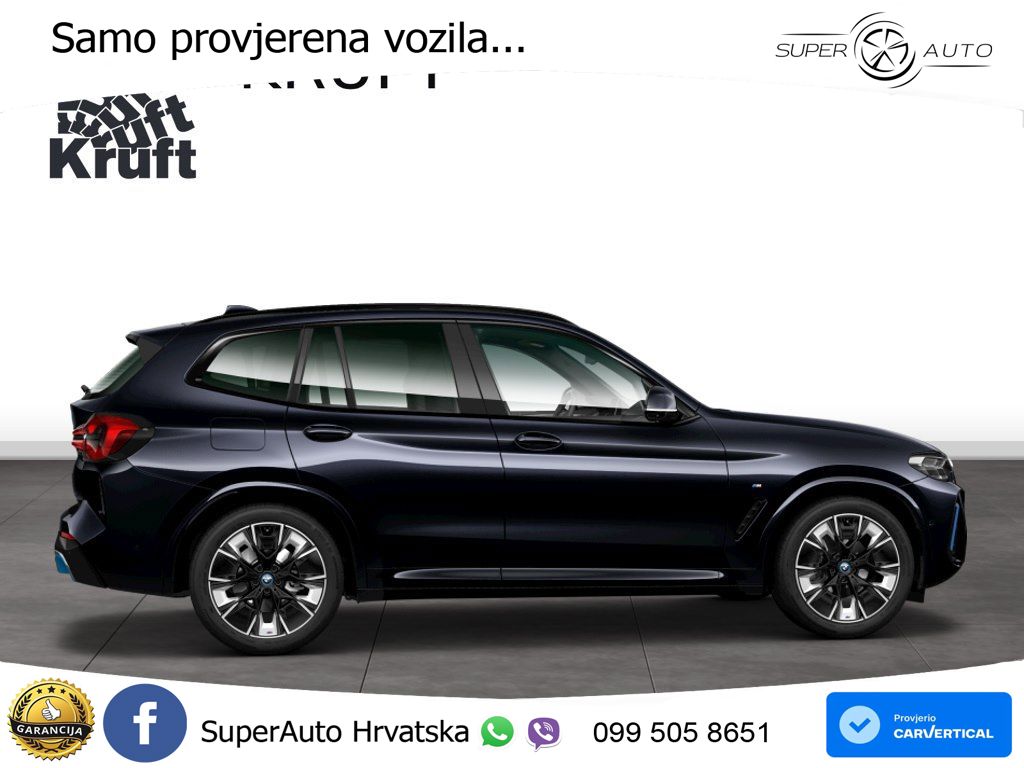 BMW iX3 80 kWh (286 KS) ACC+HEAD+GR SJED+360+PANO
