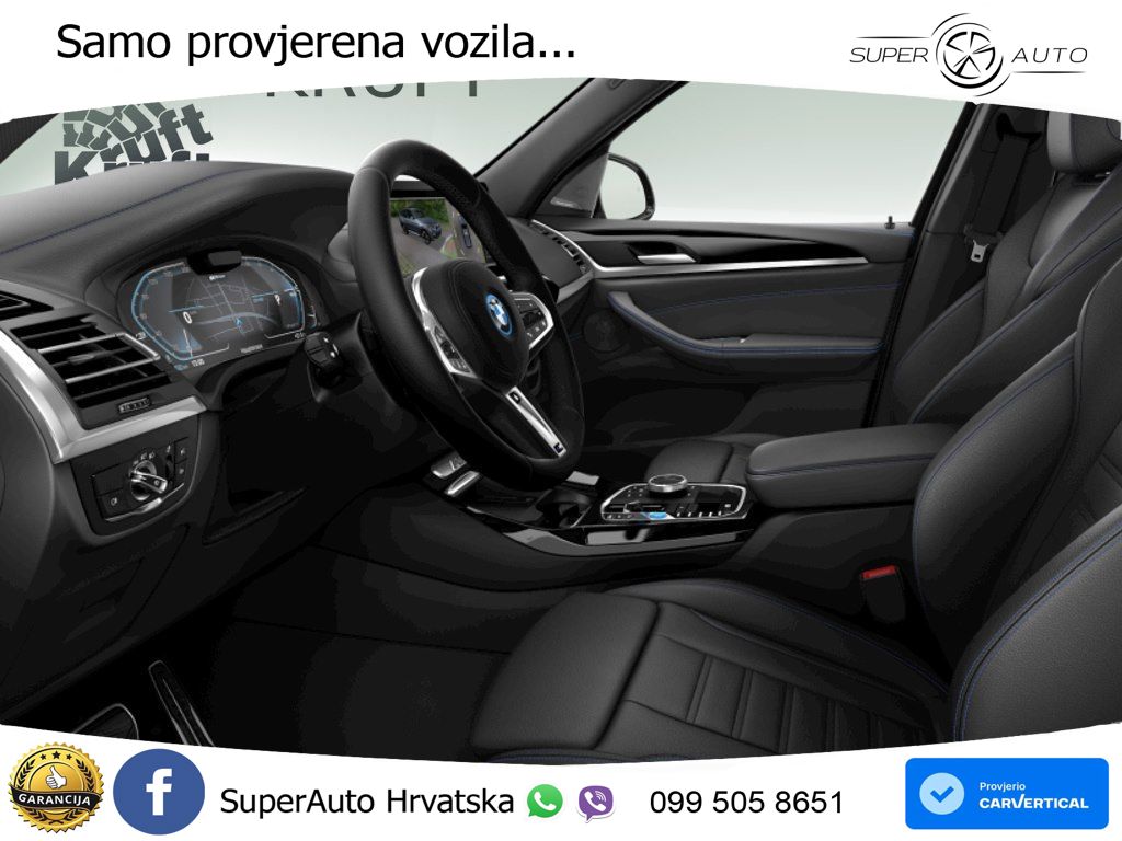 BMW iX3 80 kWh (286 KS) ACC+HEAD+GR SJED+360+PANO
