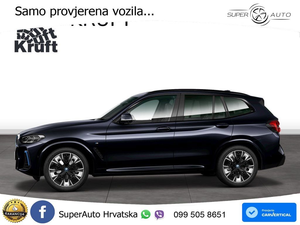 BMW iX3 80 kWh (286 KS) ACC+HEAD+GR SJED+360+PANO