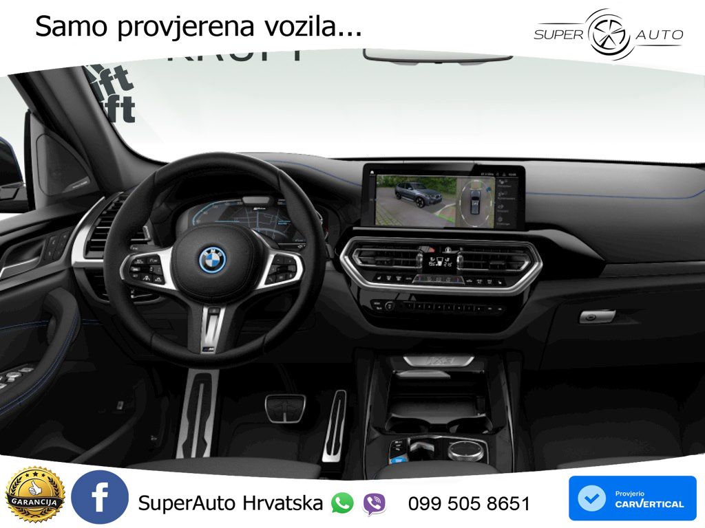 BMW iX3 80 kWh (286 KS) ACC+HEAD+GR SJED+360+PANO