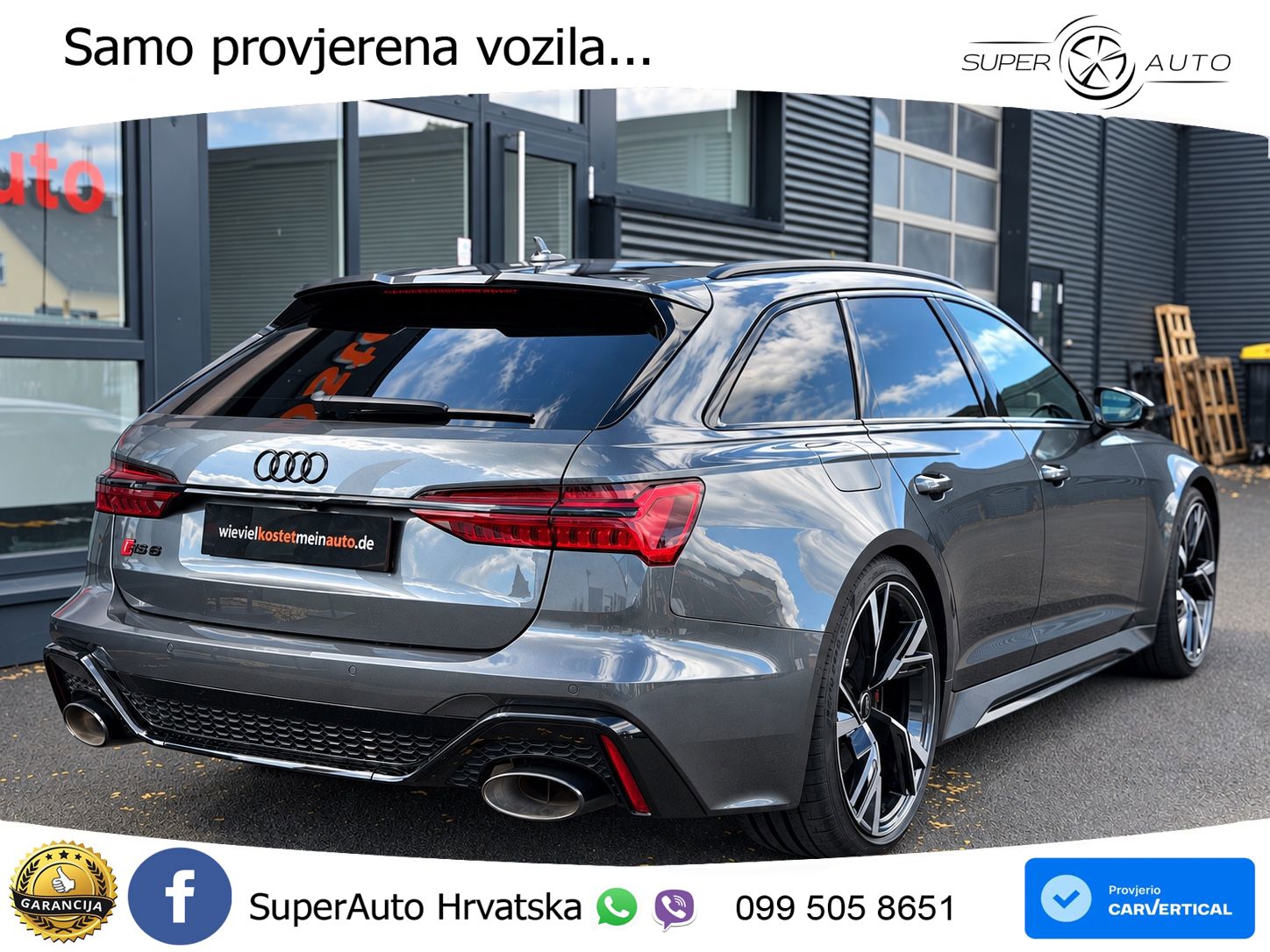 Audi RS6 Avant 4.0 TFSI V8 (600 KS) quattro Tiptronic LED+GR SJED+ACC