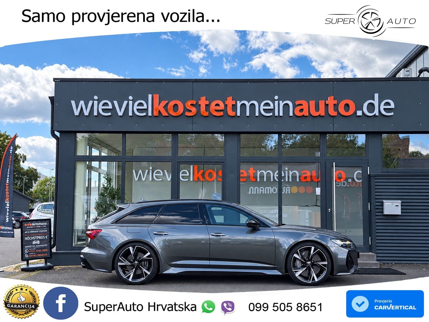 Audi RS6 Avant 4.0 TFSI V8 (600 KS) quattro Tiptronic LED+GR SJED+ACC