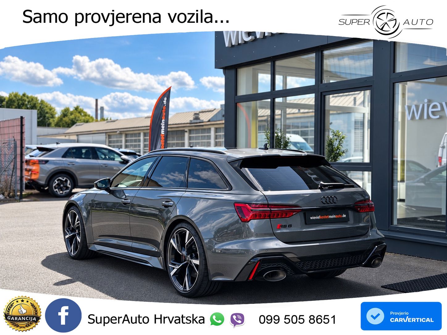 Audi RS6 Avant 4.0 TFSI V8 (600 KS) quattro Tiptronic LED+GR SJED+ACC