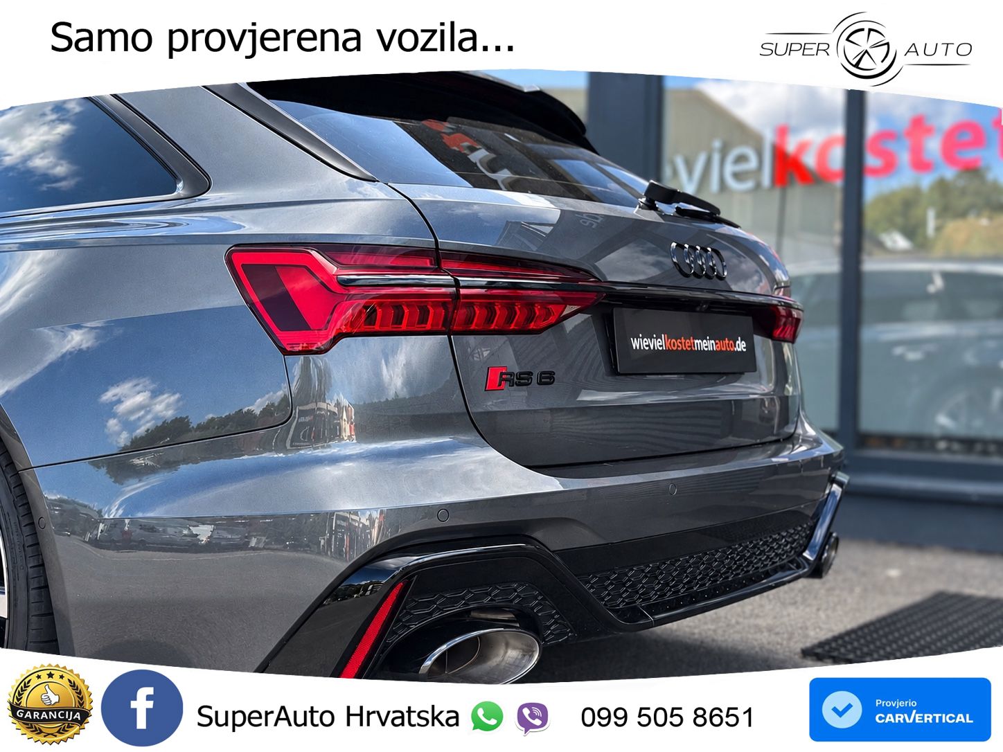 Audi RS6 Avant 4.0 TFSI V8 (600 KS) quattro Tiptronic LED+GR SJED+ACC