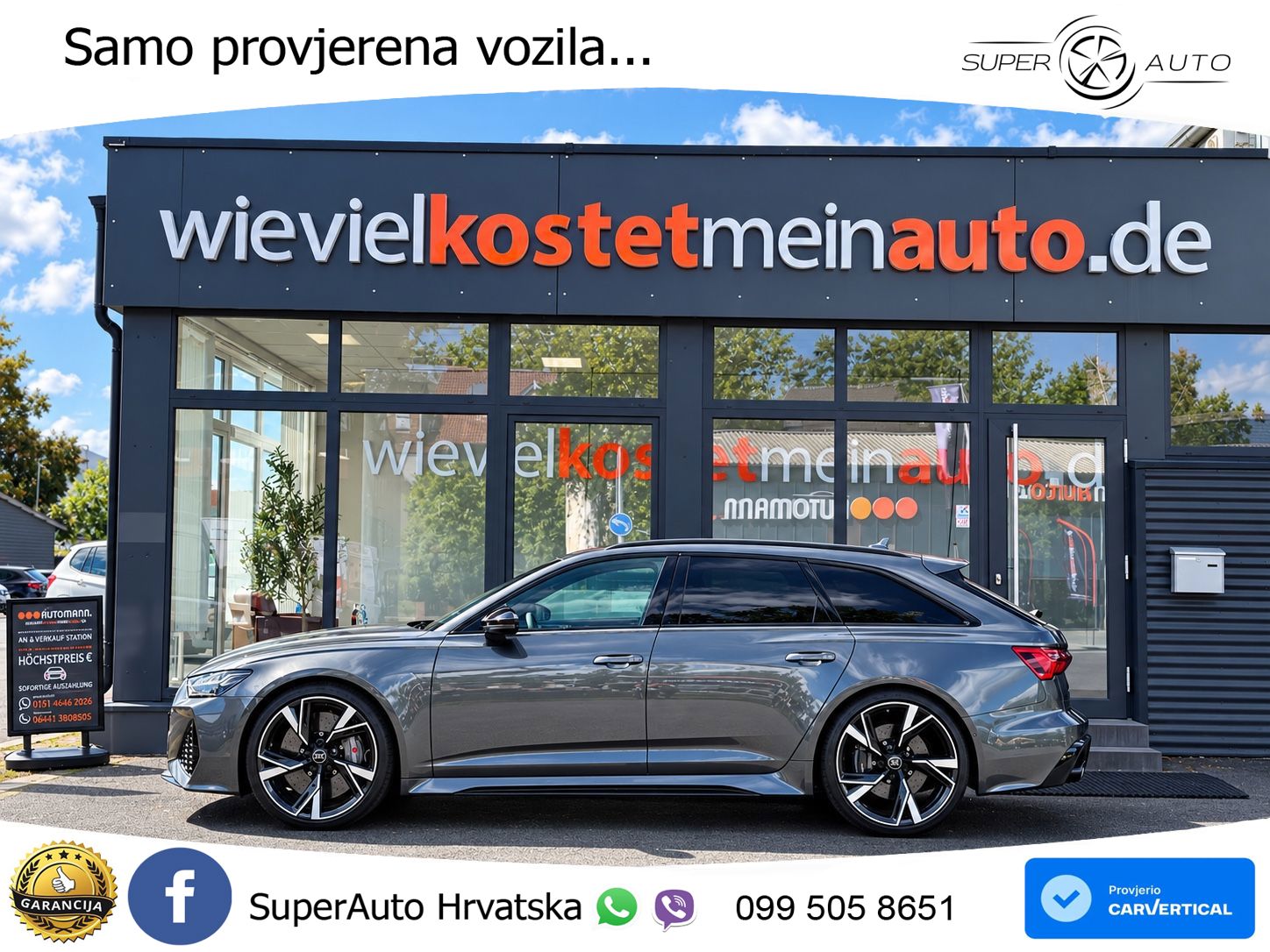 Audi RS6 Avant 4.0 TFSI V8 (600 KS) quattro Tiptronic LED+GR SJED+ACC