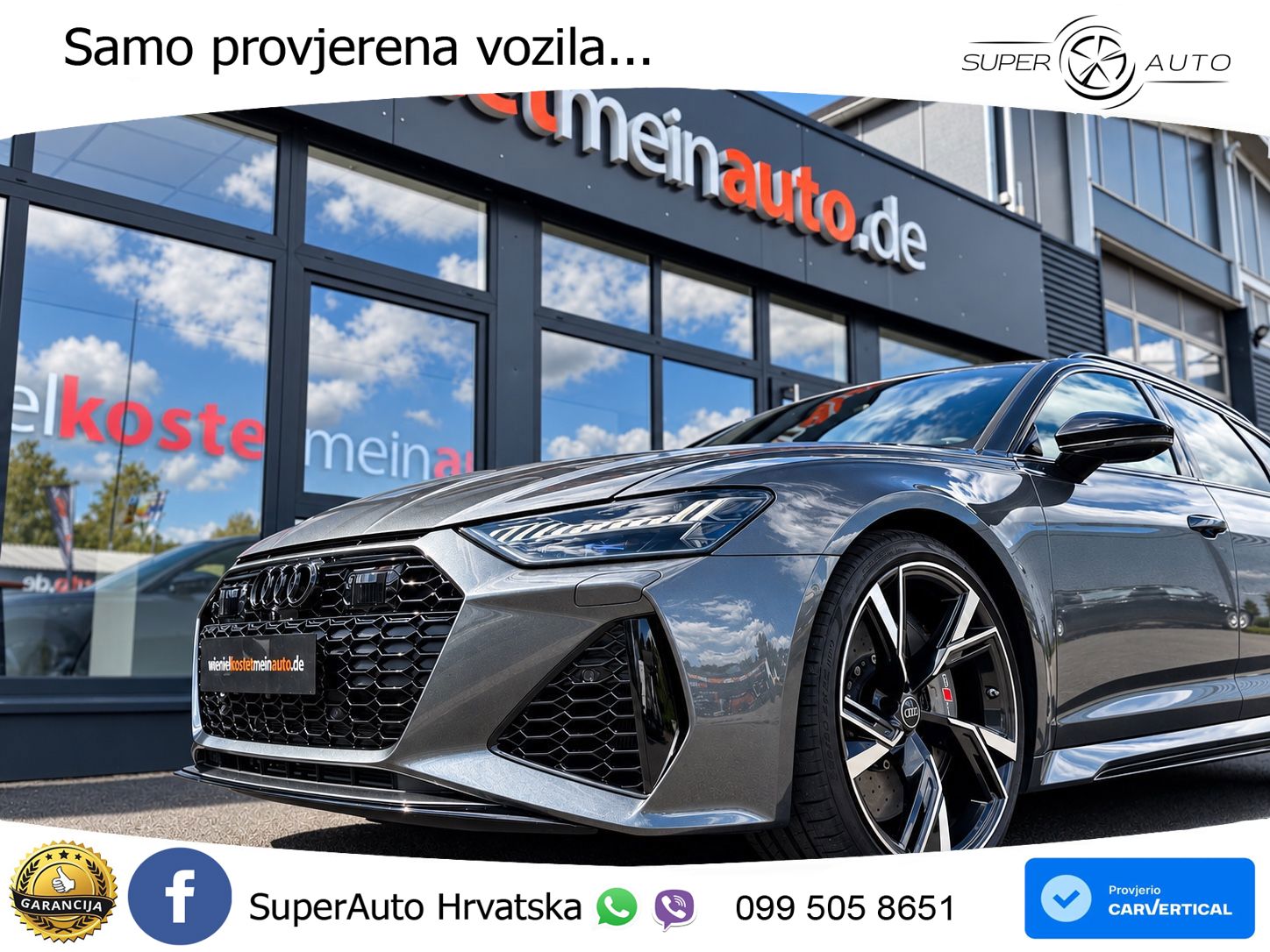 Audi RS6 Avant 4.0 TFSI V8 (600 KS) quattro Tiptronic LED+GR SJED+ACC