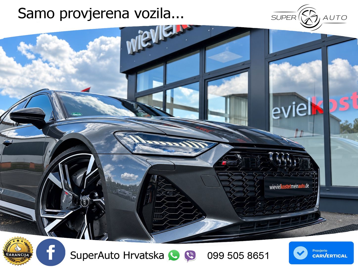 Audi RS6 Avant 4.0 TFSI V8 (600 KS) quattro Tiptronic LED+GR SJED+ACC