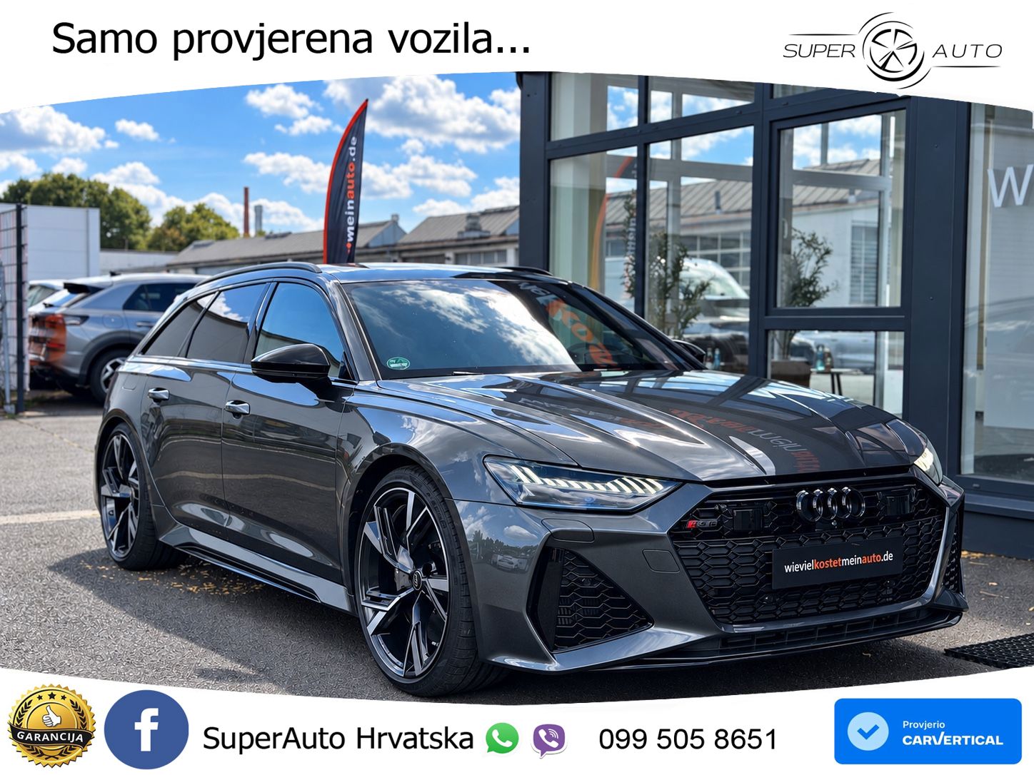 Audi RS6 Avant 4.0 TFSI V8 (600 KS) quattro Tiptronic LED+GR SJED+ACC