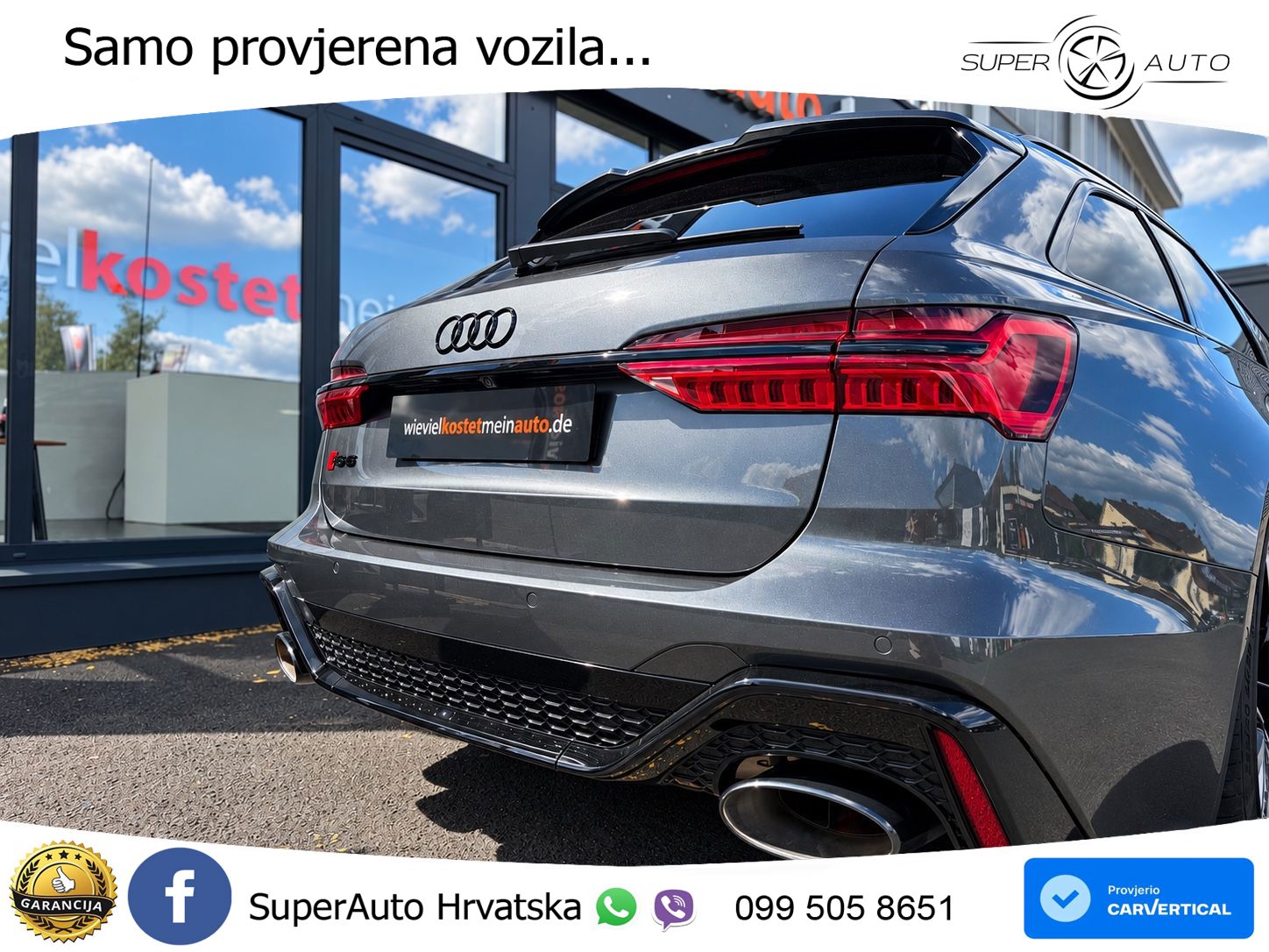 Audi RS6 Avant 4.0 TFSI V8 (600 KS) quattro Tiptronic LED+GR SJED+ACC