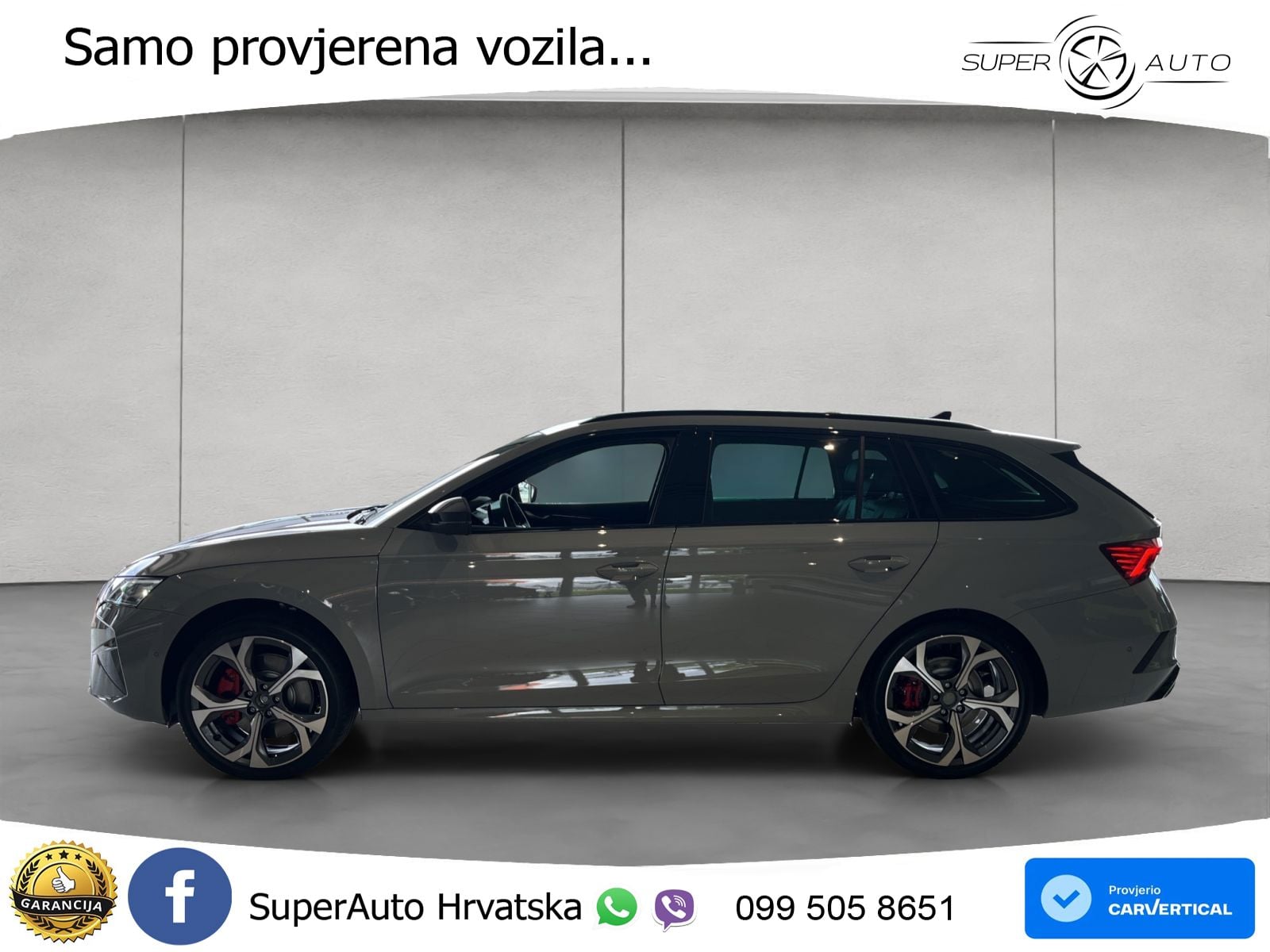 Škoda Octavia Combi RS 2.0 TSI (265 KS) DSG LED+GR SJED+ACC