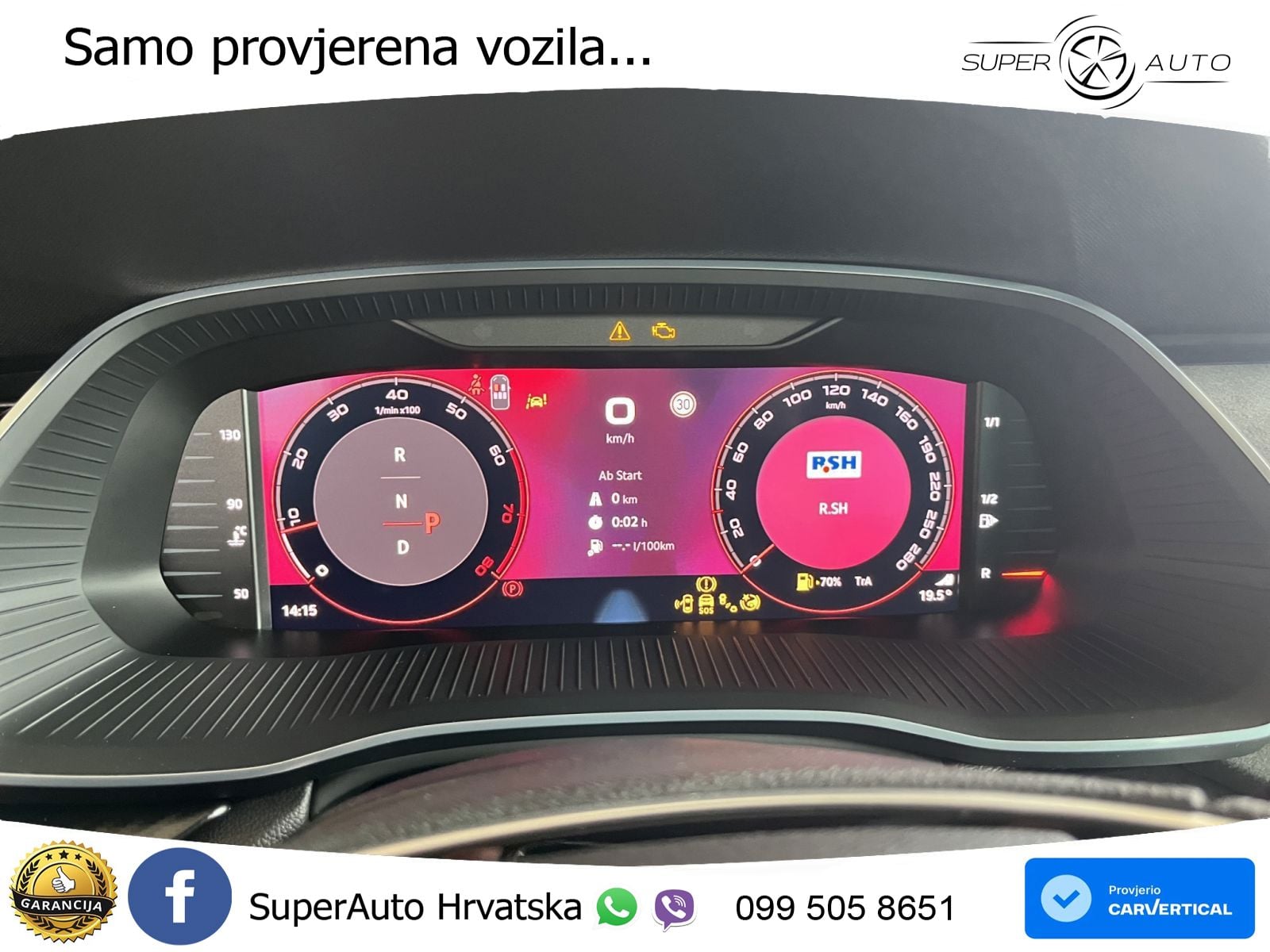 Škoda Octavia Combi RS 2.0 TSI (265 KS) DSG LED+GR SJED+ACC