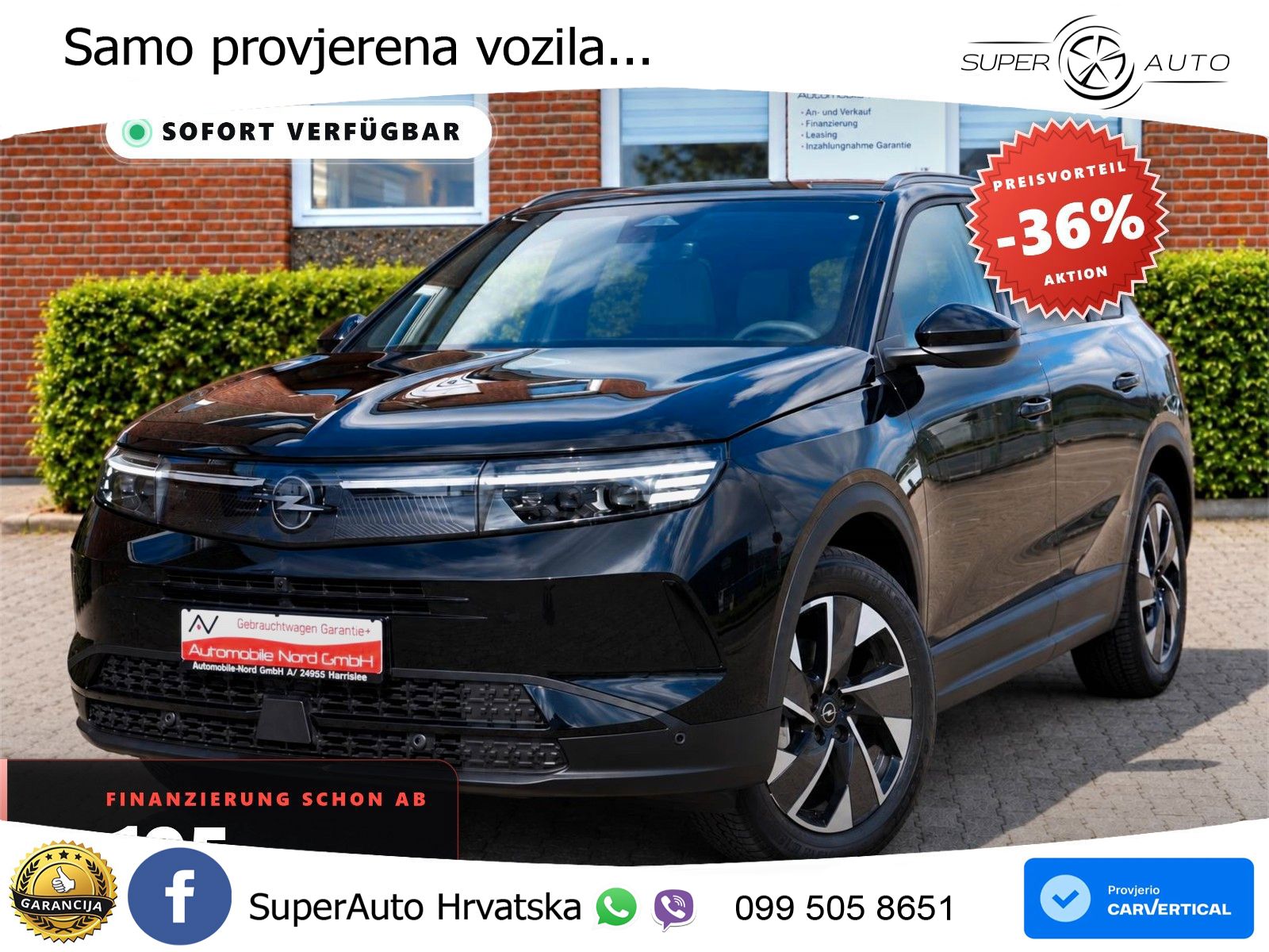 Opel Grandland 1.2 Turbo (145 KS) Hybrid eDCT GS LED+GR SJED+ACC