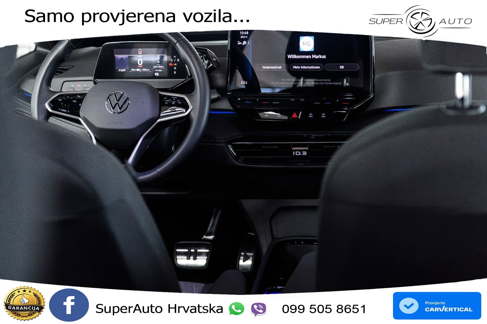 Volkswagen ID.3 Pro 62 kWh (204 KS)
