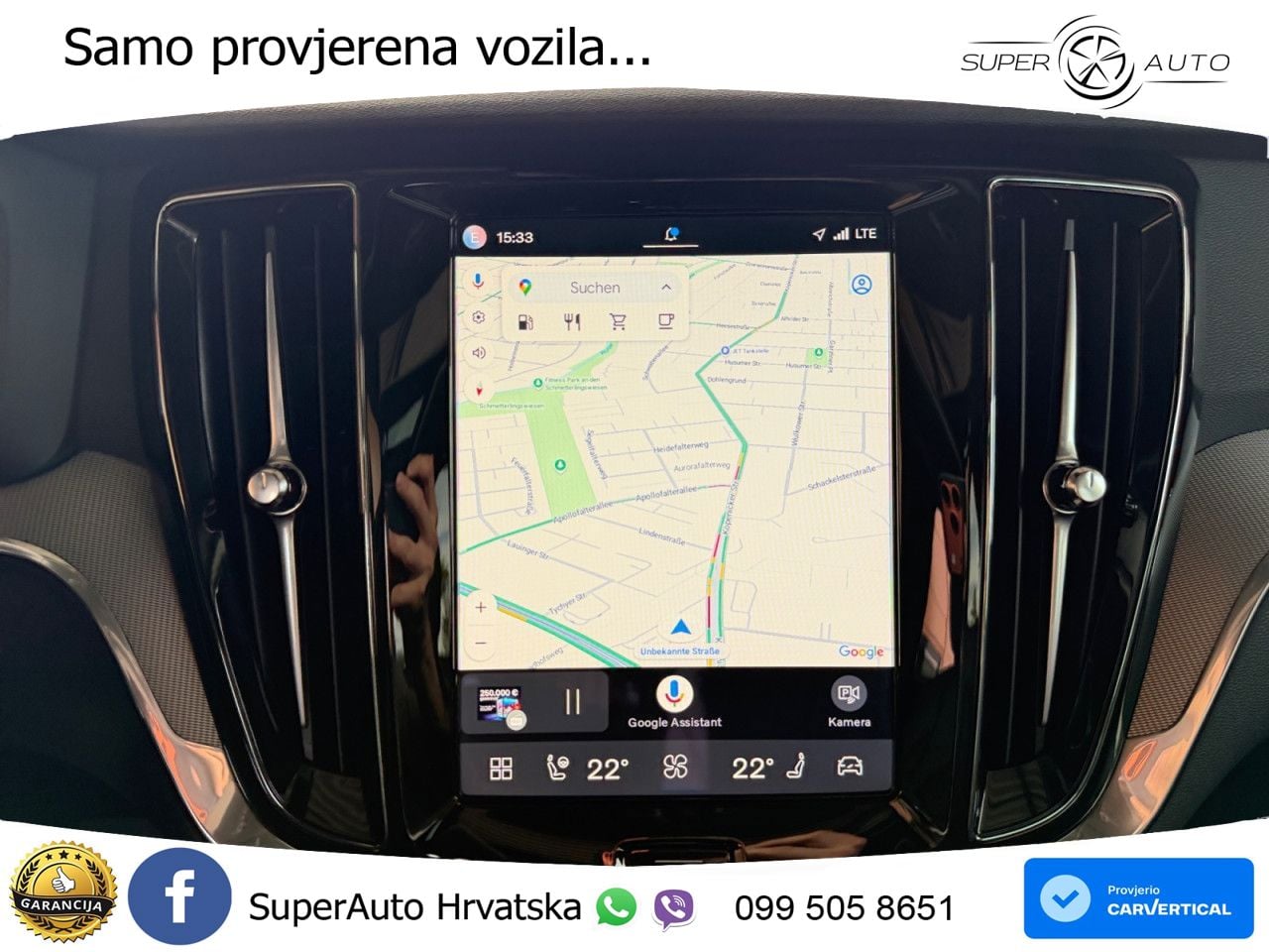 Volvo V60 2.0 B4 Benzin DCT ACC+GR SJED+360+PANO
