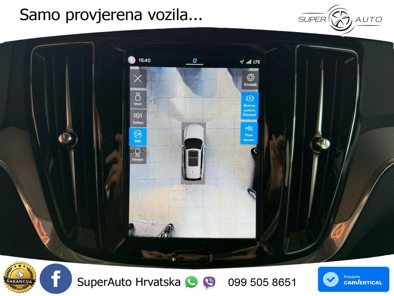 Volvo V60 2.0 B4 Benzin DCT ACC+GR SJED+360+PANO