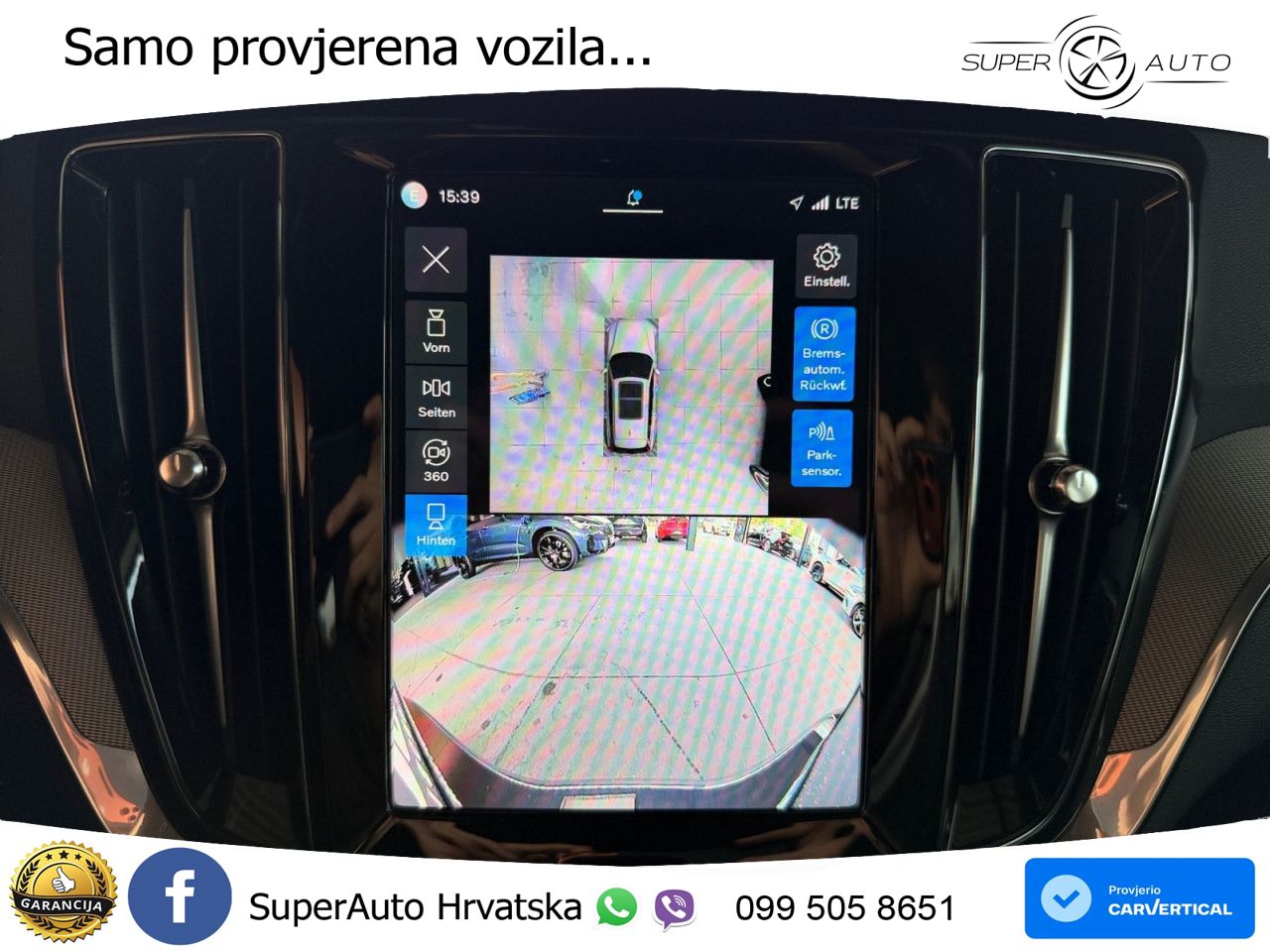 Volvo V60 2.0 B4 Benzin DCT ACC+GR SJED+360+PANO