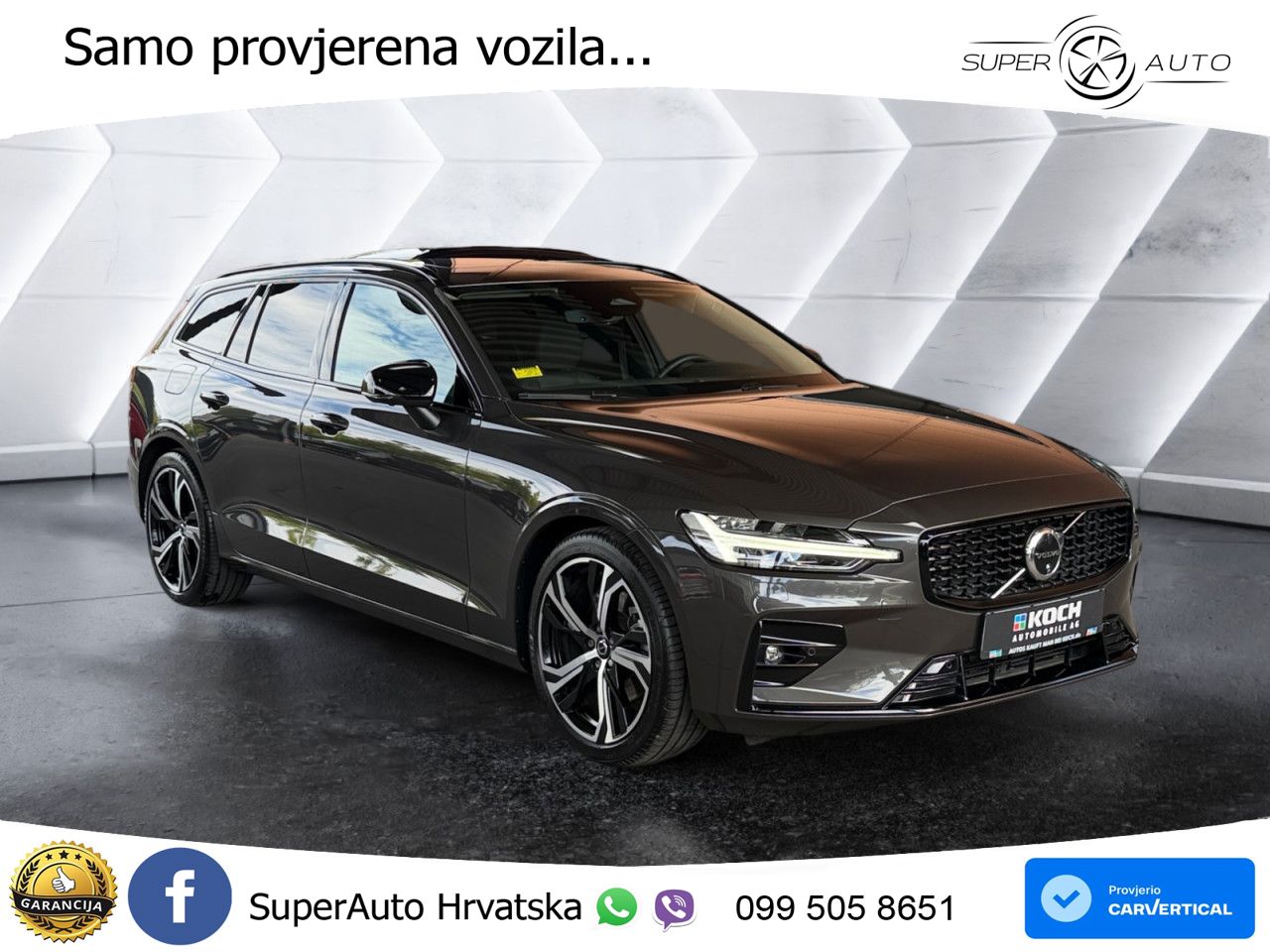 Volvo V60 2.0 B4 Benzin DCT ACC+GR SJED+360+PANO