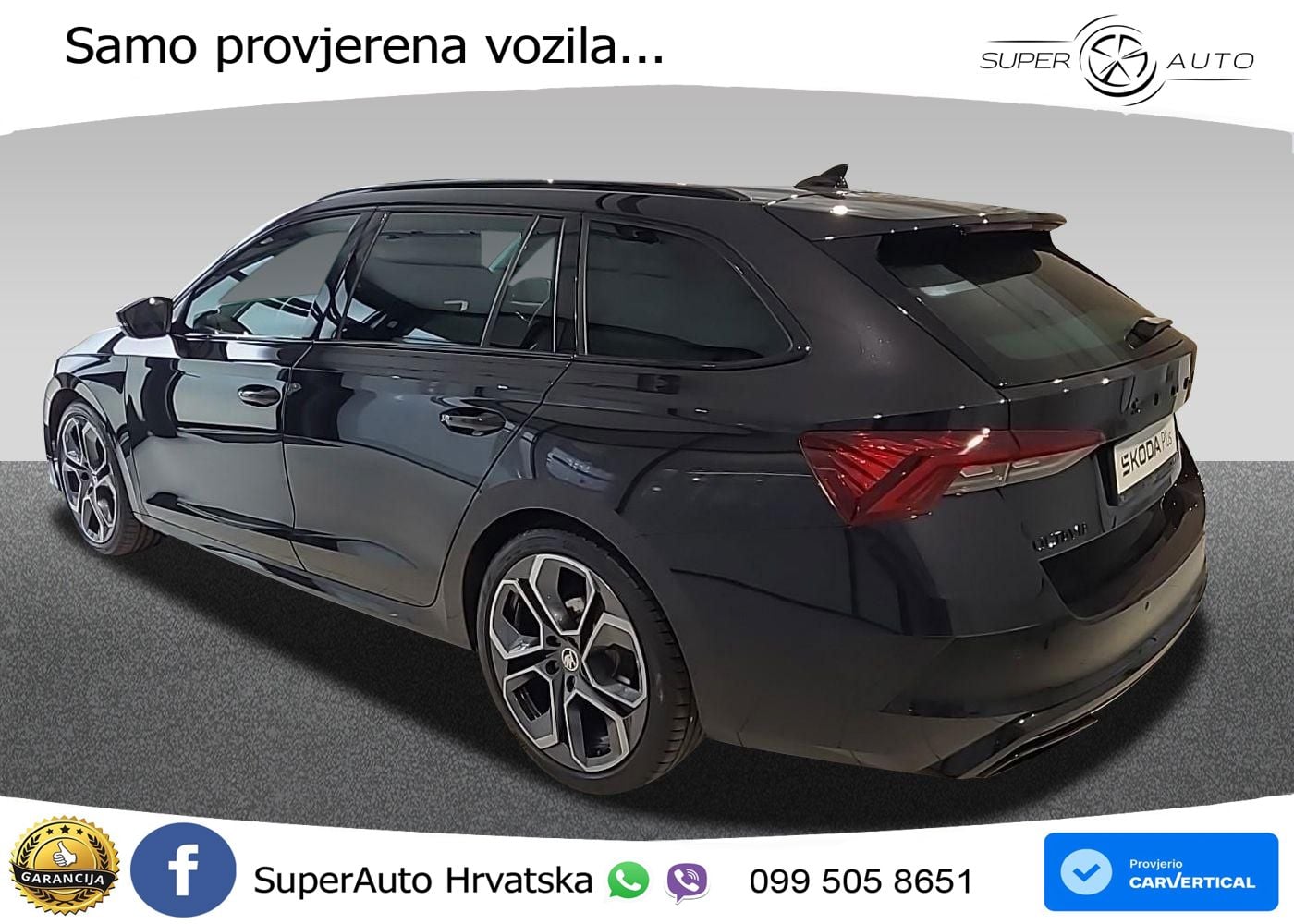 Škoda Octavia Combi RS 2.0 TDI (200 KS) 4x4 DSG LED+GR SJED+ACC