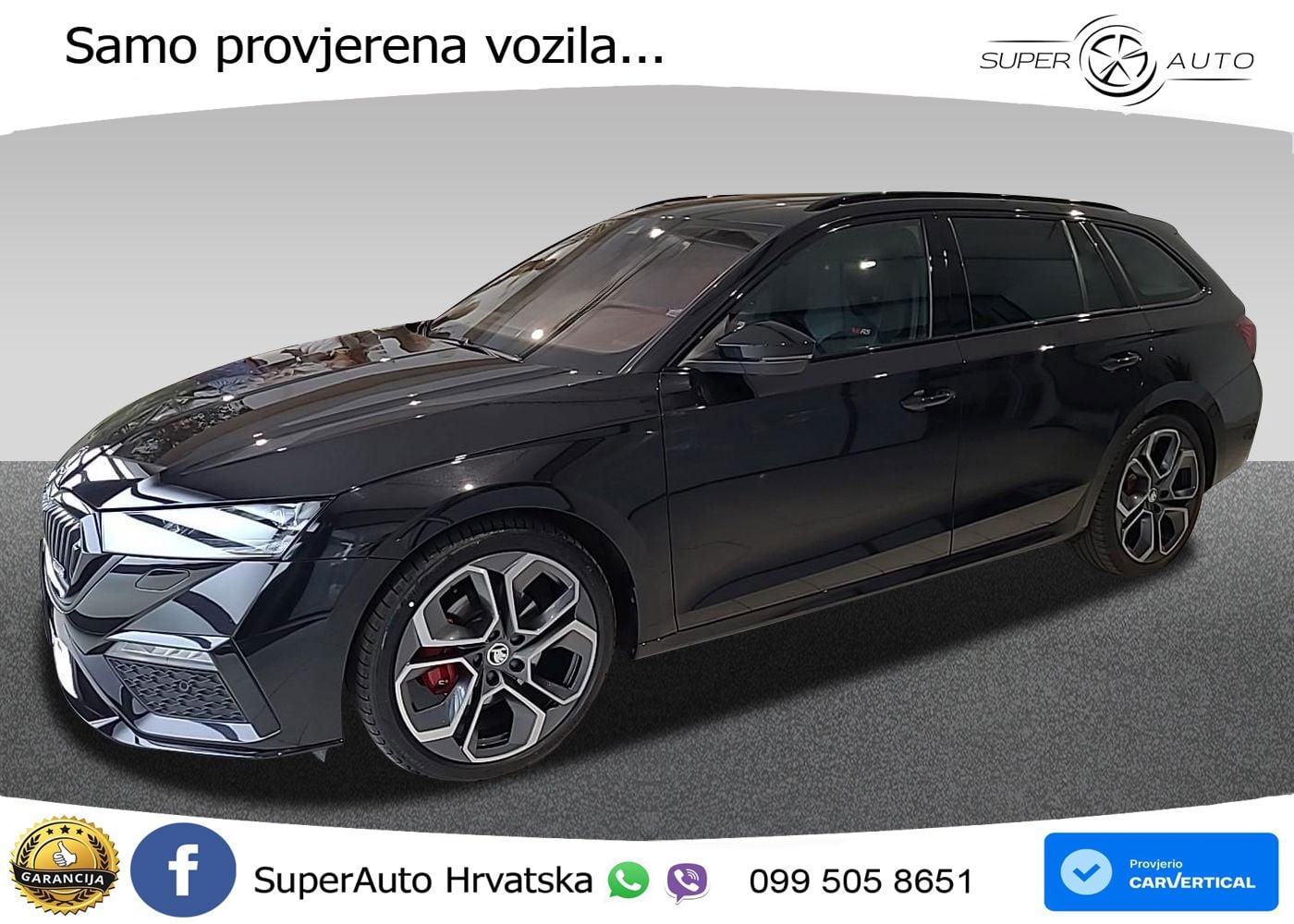 Škoda Octavia Combi RS 2.0 TDI (200 KS) 4x4 DSG LED+GR SJED+ACC