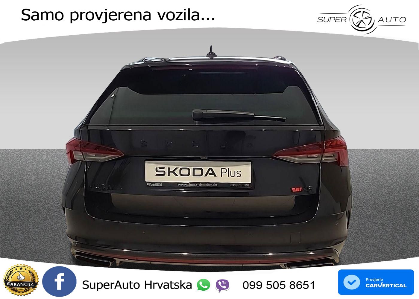 Škoda Octavia Combi RS 2.0 TDI (200 KS) 4x4 DSG LED+GR SJED+ACC