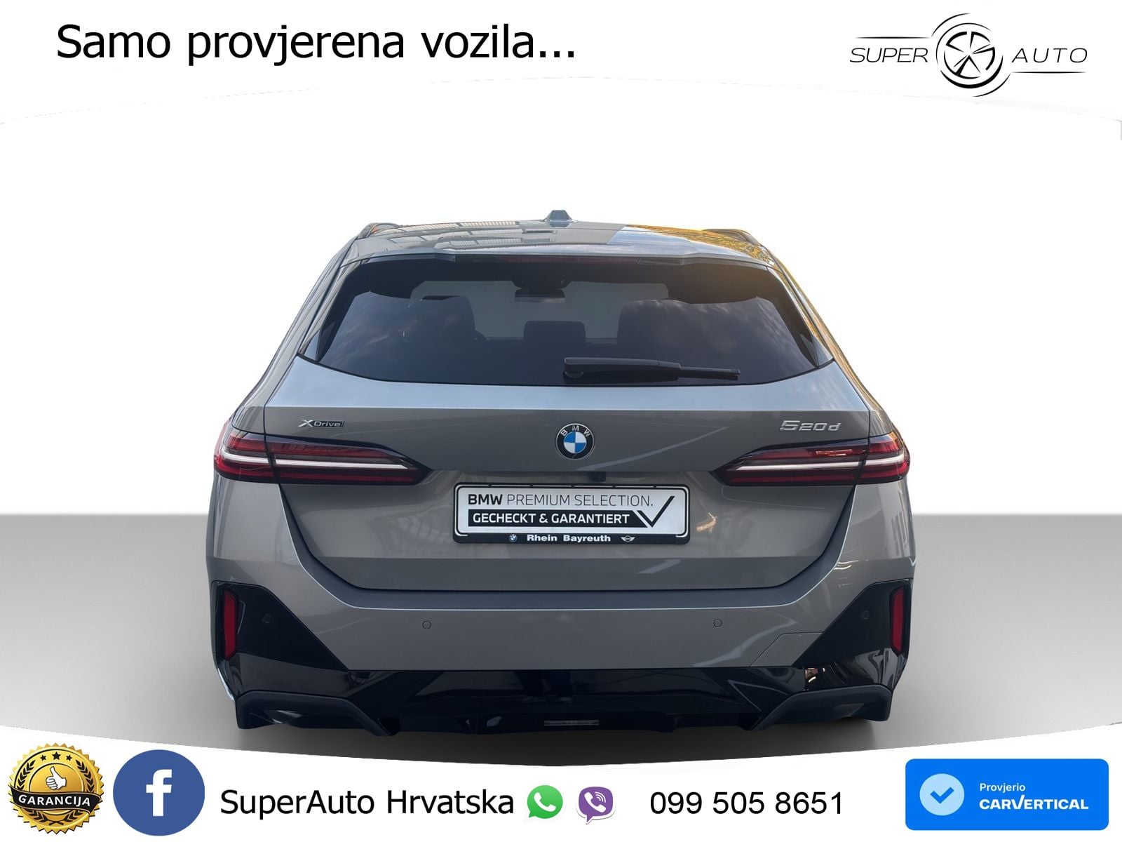 BMW 520d Touring (197 KS) xDrive Steptronic M Sport LED+GR SJED+ACC