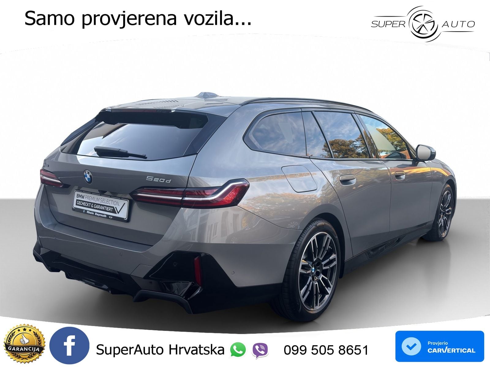 BMW 520d Touring (197 KS) xDrive Steptronic M Sport LED+GR SJED+ACC