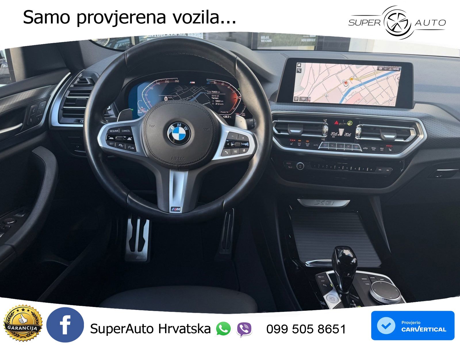 BMW X3 20d xDrive Steptronic M Sport LED+GR SJED+ACC