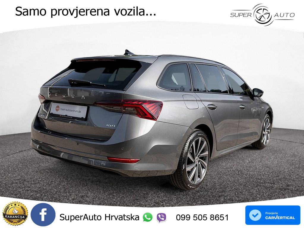 Škoda Octavia Combi 2.0 TDI (150 KS) 4x4 DSG LED+GR SJED+ACC