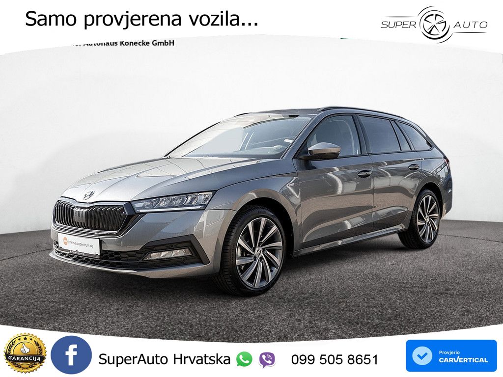 Škoda Octavia Combi 2.0 TDI (150 KS) 4x4 DSG LED+GR SJED+ACC