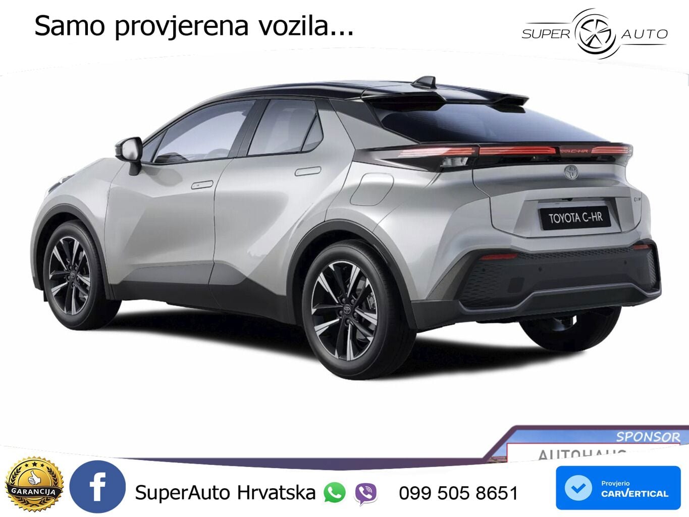 Toyota C-HR 1.8 (140 KS) Hybrid e-CVT Teamplayer LED+GR SJED+ACC