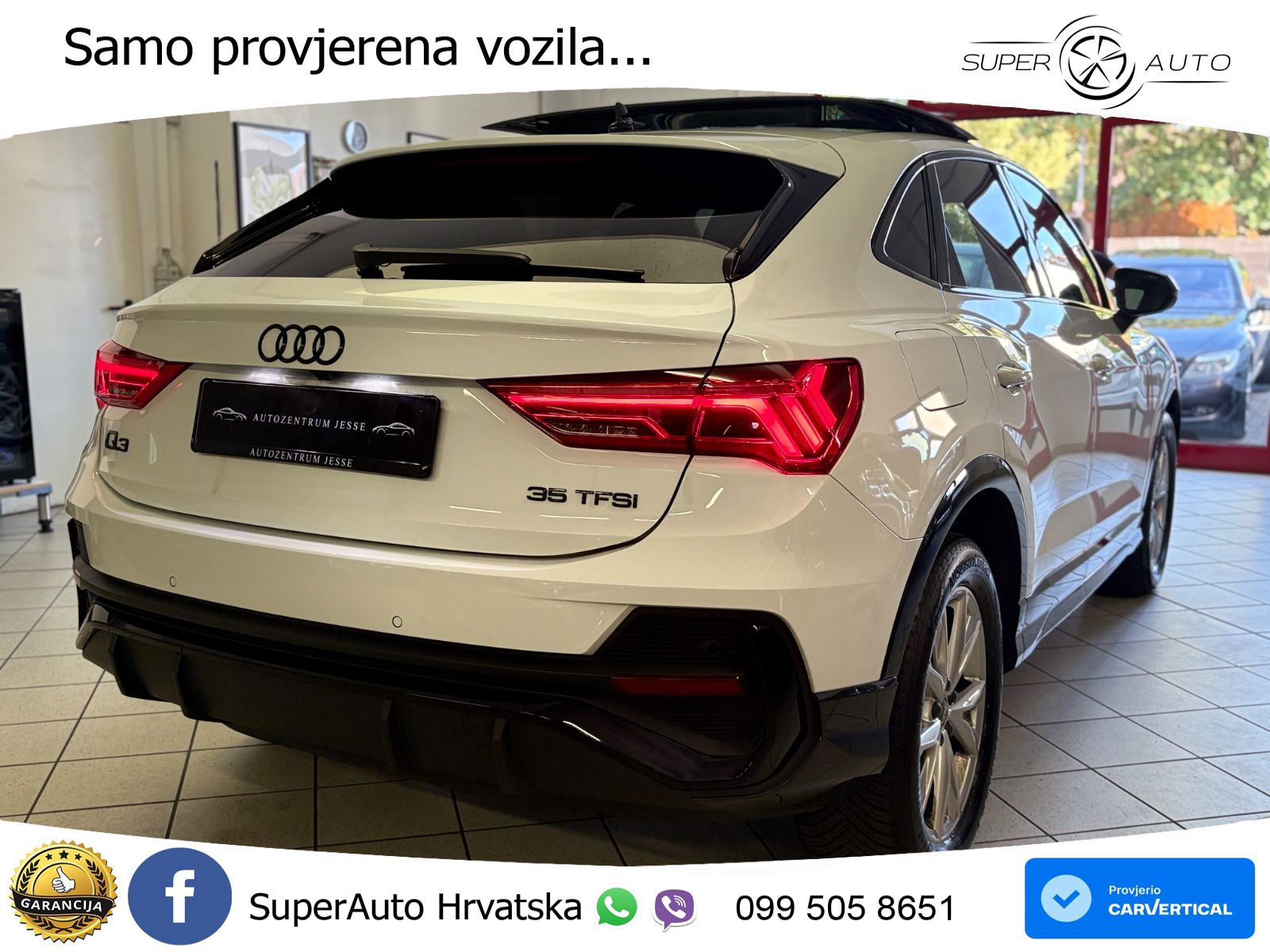 Audi Q3 II Sportback 35 TFSI (150 KS) S tronic S line LED+GR SJED+ACC