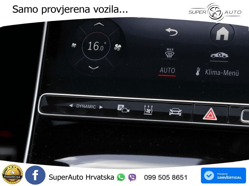 Mercedes S 450d (367 KS) EQ Boost 4MATIC 9G-TRONIC AMG ZRAČNI+ACC+GR SJED+KAM+PANO