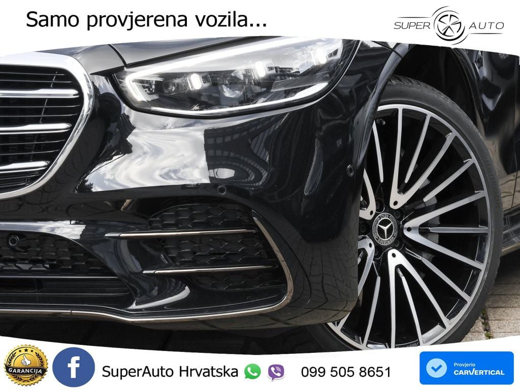 Mercedes S 450d (367 KS) EQ Boost 4MATIC 9G-TRONIC AMG ZRAČNI+ACC+GR SJED+KAM+PANO