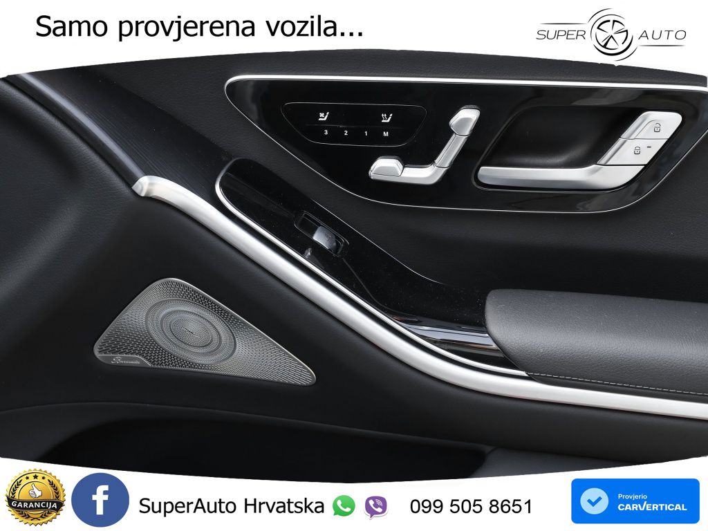 Mercedes S 450d (367 KS) EQ Boost 4MATIC 9G-TRONIC AMG ZRAČNI+ACC+GR SJED+KAM+PANO