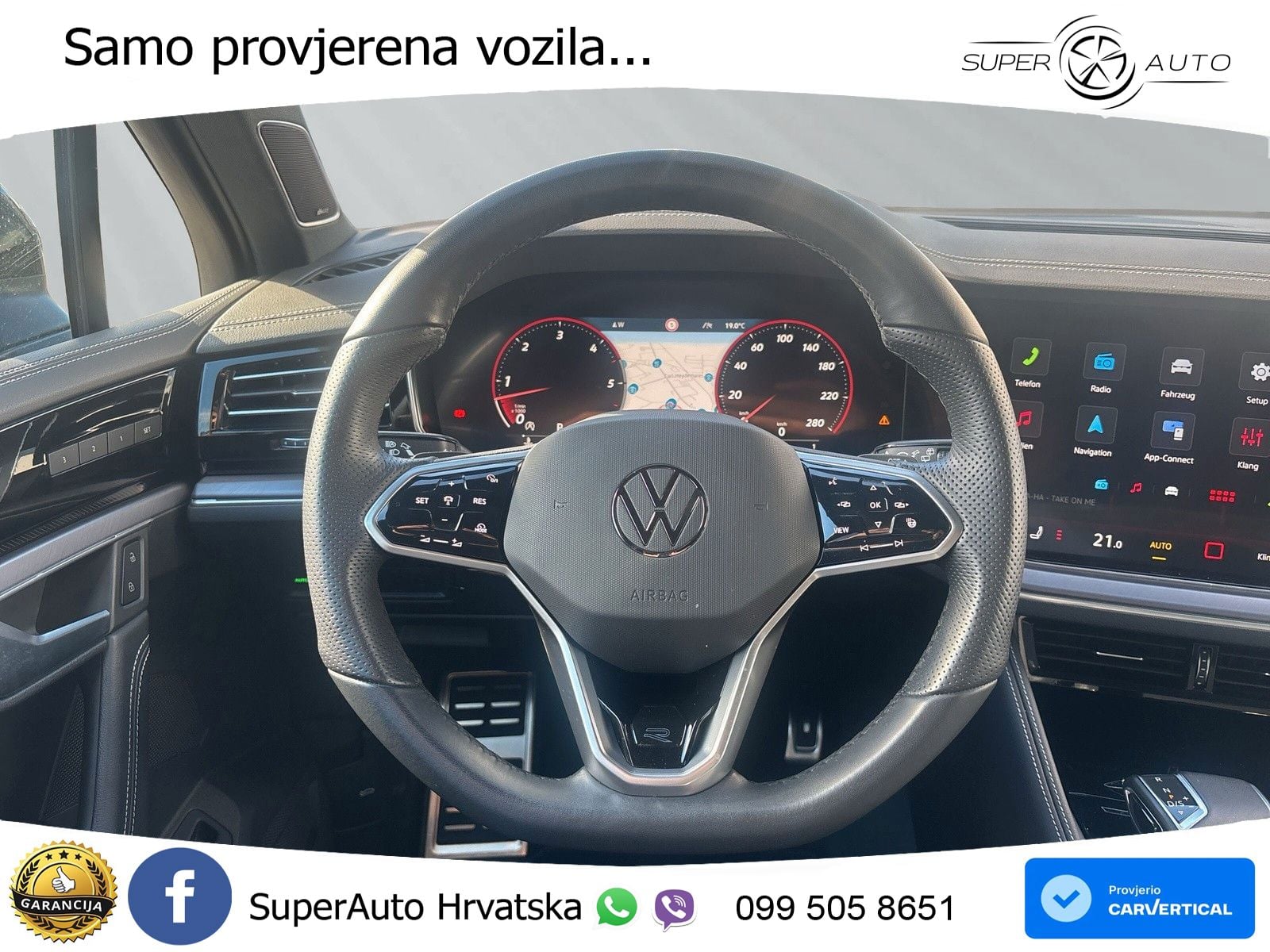 Volkswagen Touareg 3.0 V6 TDI (286 KS) 4MOTION Tiptronic R-Line ACC+HEAD+4xGR SJED+360+PANO