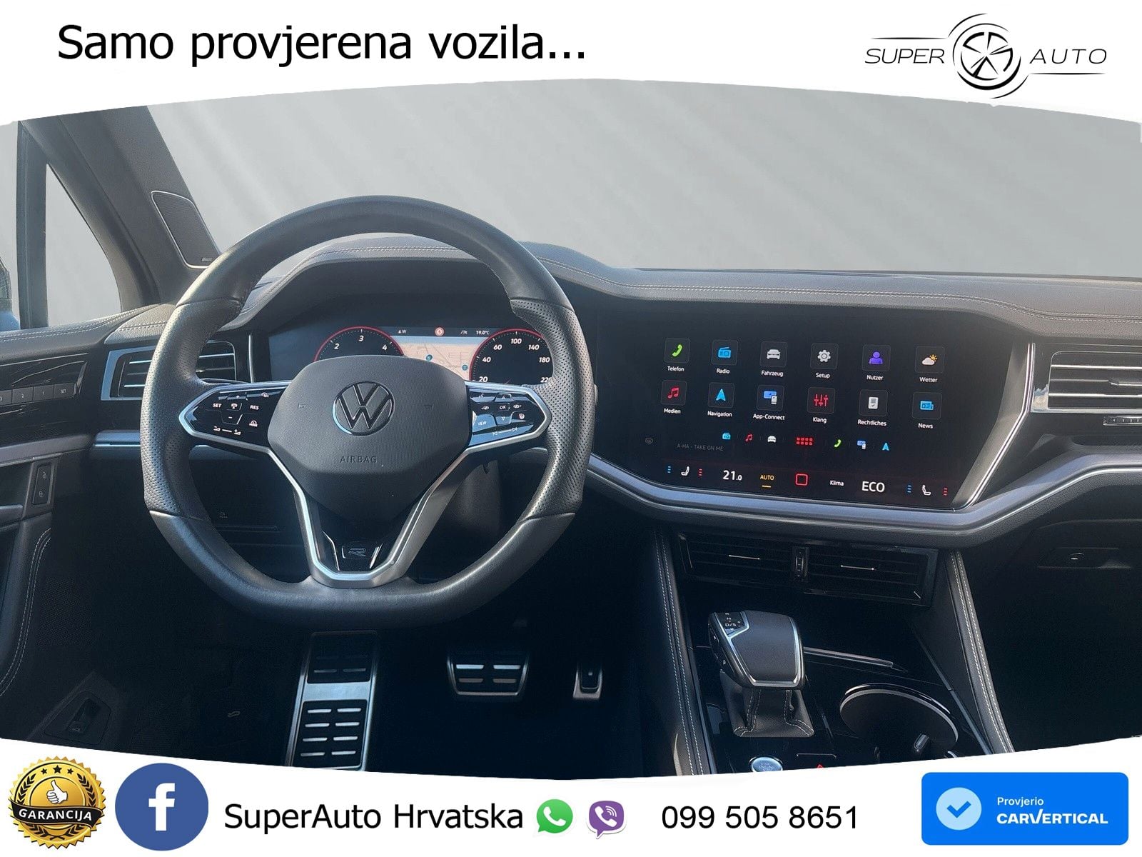 Volkswagen Touareg 3.0 V6 TDI (286 KS) 4MOTION Tiptronic R-Line ACC+HEAD+4xGR SJED+360+PANO