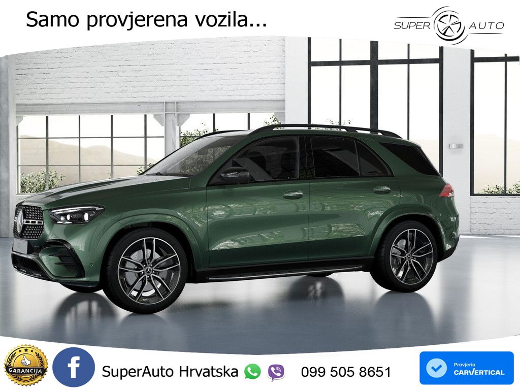Mercedes GLE 450d (367 KS) EQ Boost 4MATIC 9G-TRONIC ZRAČNI+ACC+GR SJED+KAM+PANO