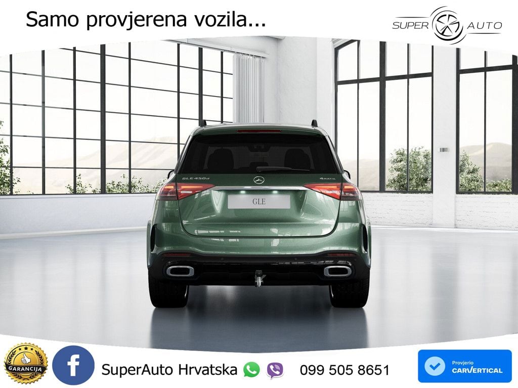 Mercedes GLE 450d (367 KS) EQ Boost 4MATIC 9G-TRONIC ZRAČNI+ACC+GR SJED+KAM+PANO