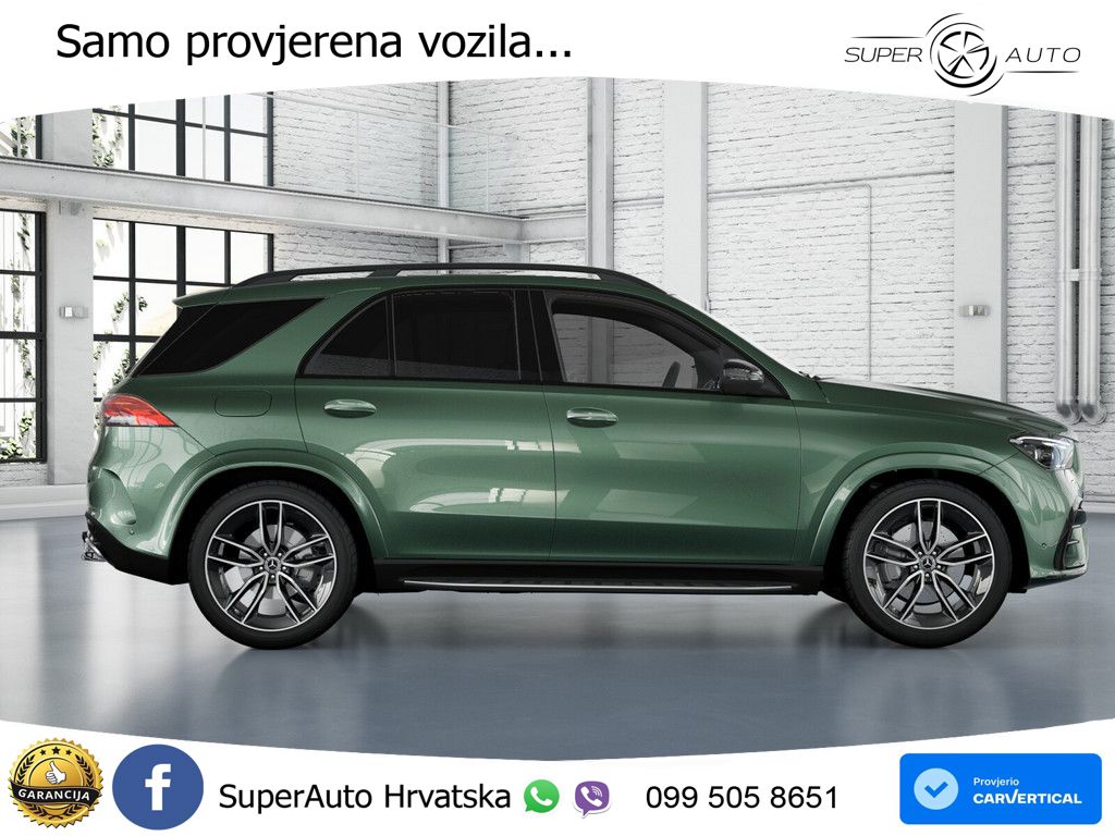 Mercedes GLE 450d (367 KS) EQ Boost 4MATIC 9G-TRONIC ZRAČNI+ACC+GR SJED+KAM+PANO