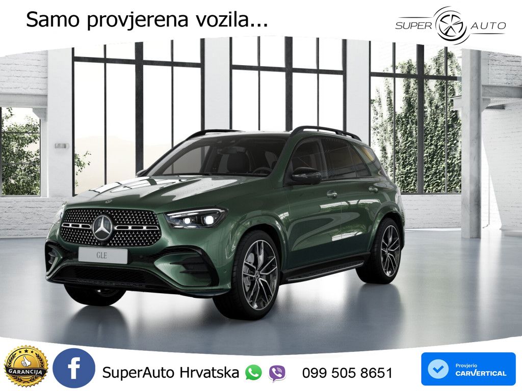 Mercedes GLE 450d (367 KS) EQ Boost 4MATIC 9G-TRONIC ZRAČNI+ACC+GR SJED+KAM+PANO