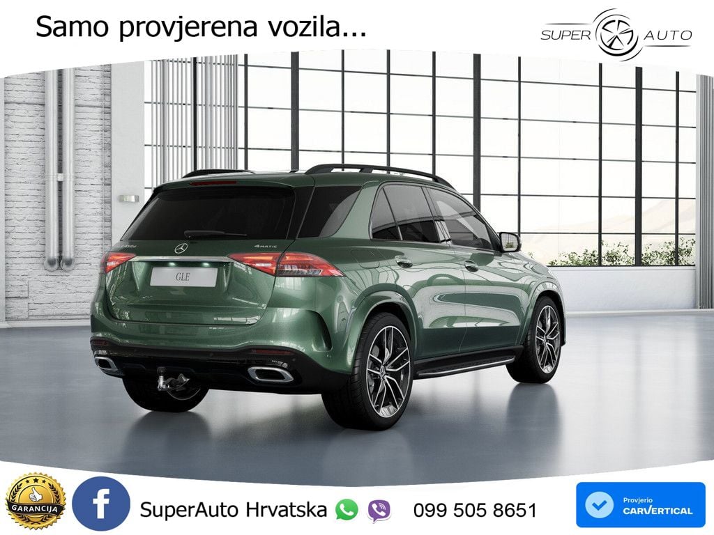 Mercedes GLE 450d (367 KS) EQ Boost 4MATIC 9G-TRONIC ZRAČNI+ACC+GR SJED+KAM+PANO